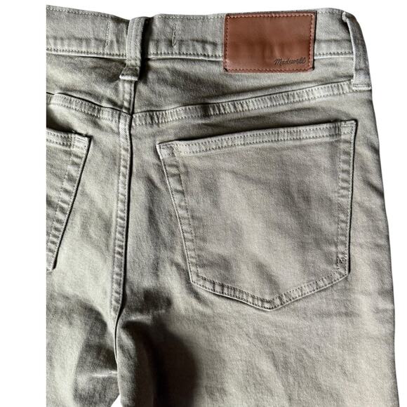 Madewell Garment-Dyed Skinny Jeans Coastal Gravel Size 31x30 - Picture 10 of 11